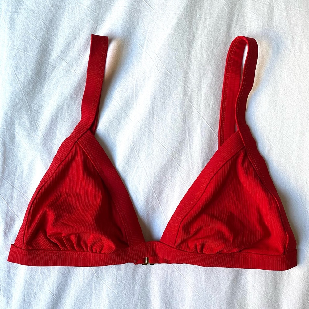 Xhilaration red bikini top